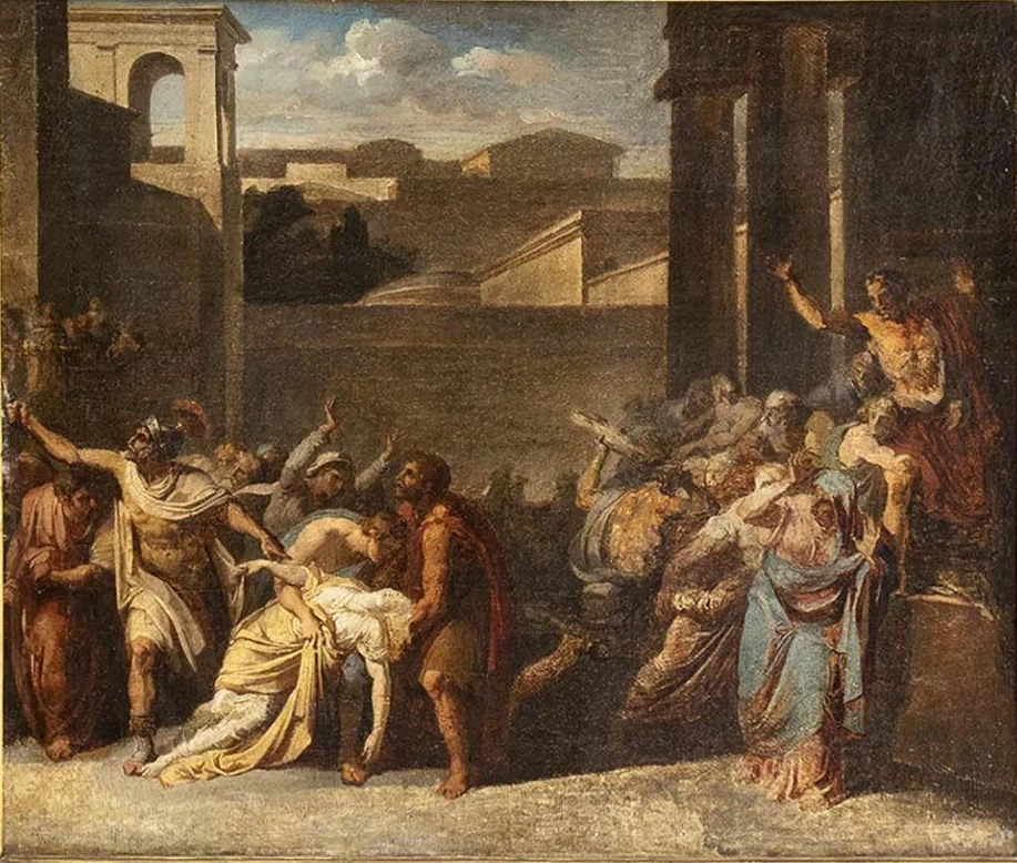 La morte di Virginia - bozzetto